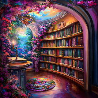 Deckleworld Architecture style, Midjourney V6.1: Midlibrary