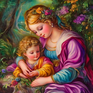 Deckleworld Architecture style, Midjourney V6.1: classical 18th-century oil painting
