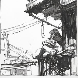 Silvafair style, Midjourney V6.1: black-and-white manga comic strip