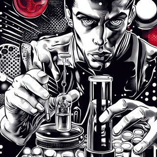 Tincture Socialism style, Midjourney V6.1: editorial illustration for popular scientific magazine cover