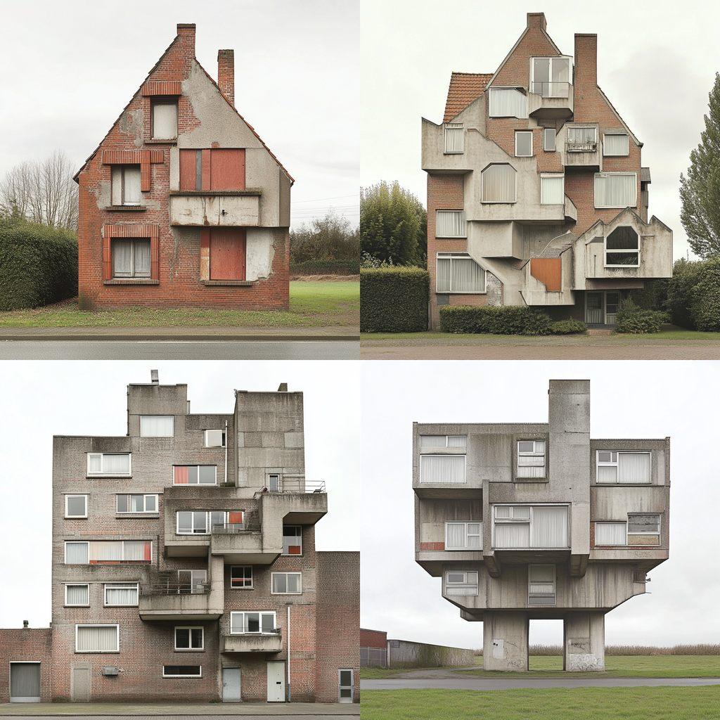 Filip Dujardin style, Midjourney V6.1, render 1 of 4