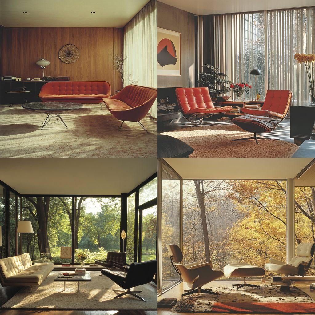 Florence Knoll style, Midjourney V6.1, render 1 of 4