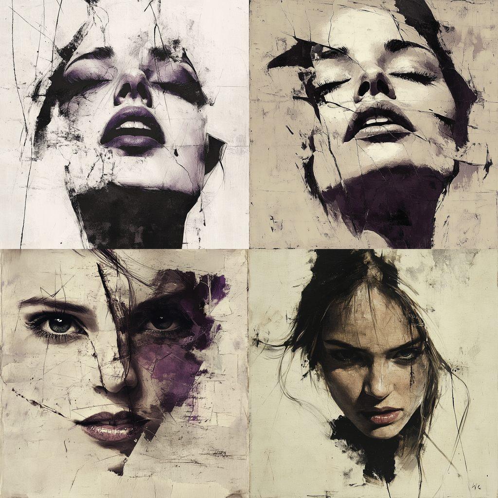Florian Nicolle style, Midjourney V6.1, render 1 of 4