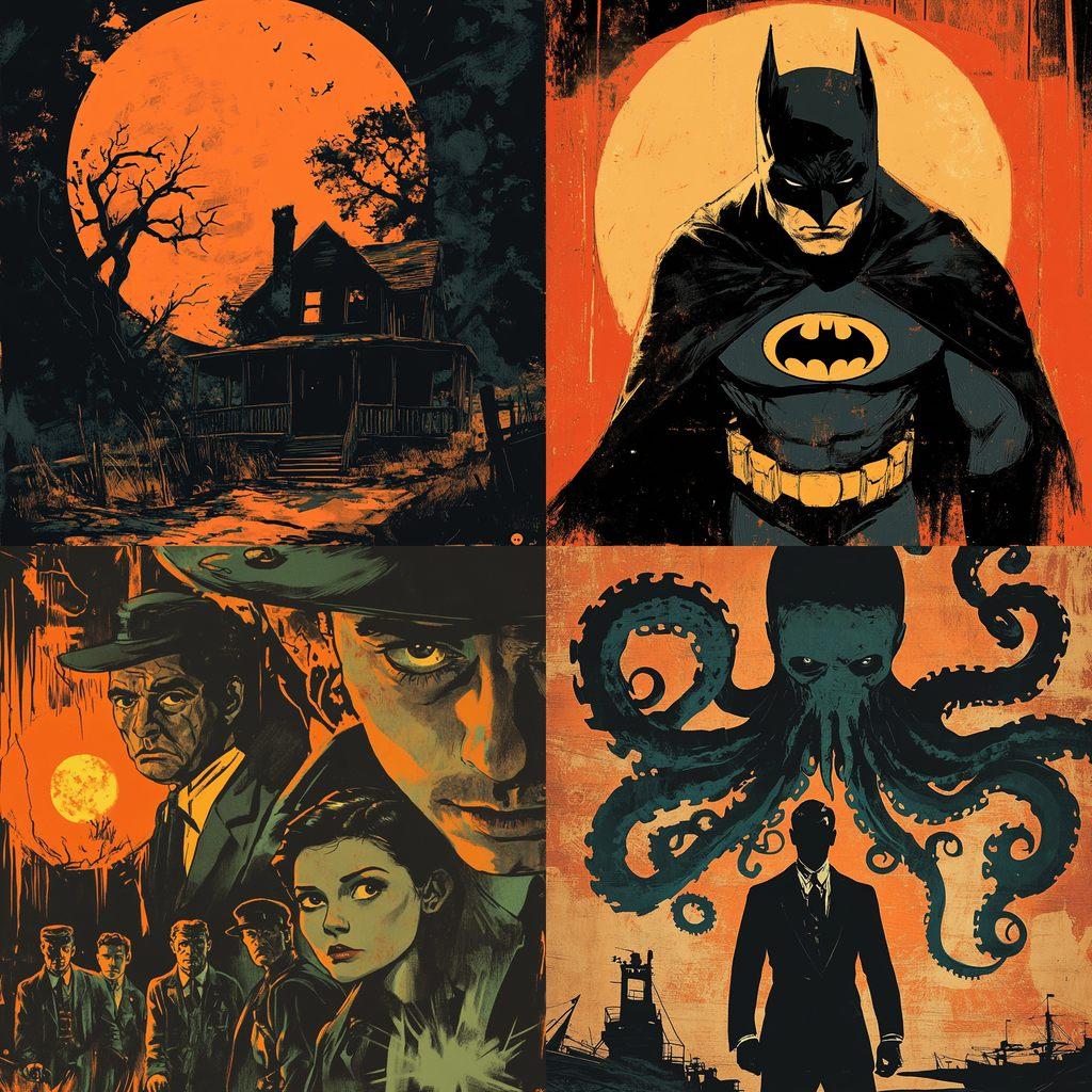 Francesco Francavilla style, Midjourney V6.1, render 1 of 4