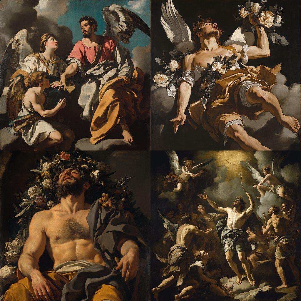 Francesco Solimena style, Midjourney V6.1, render 1 of 4