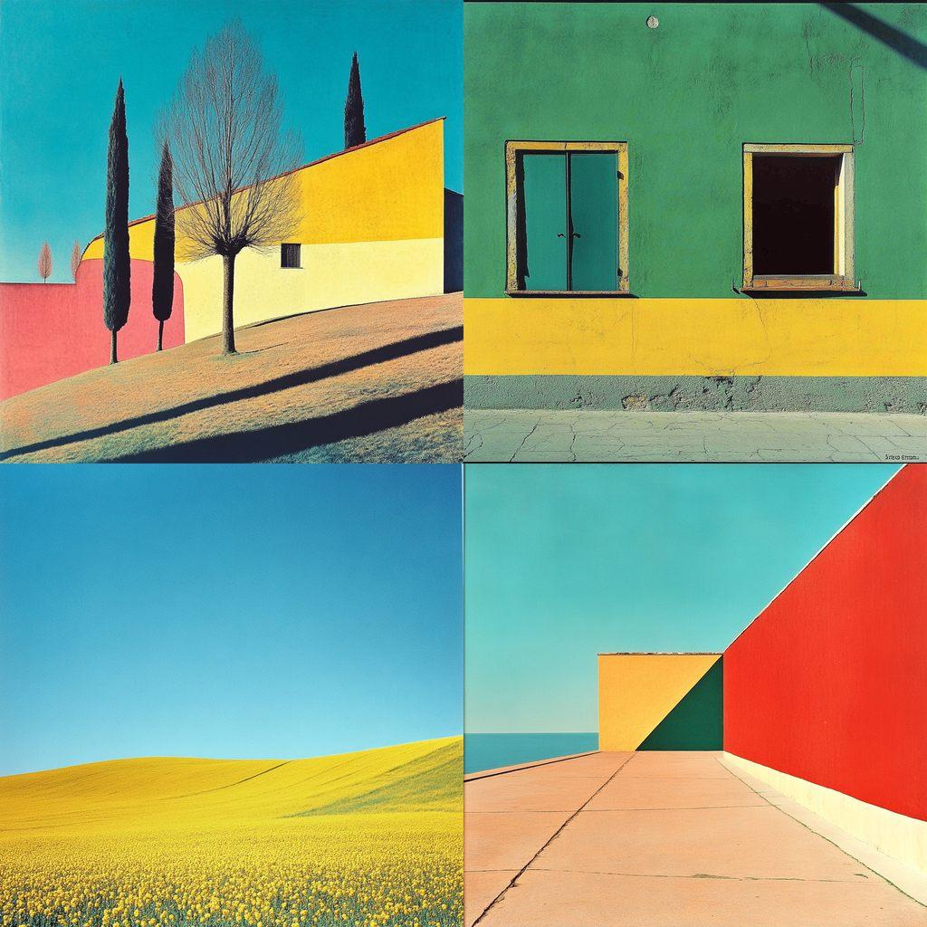 Franco Fontana style, Midjourney V6.1, render 1 of 4