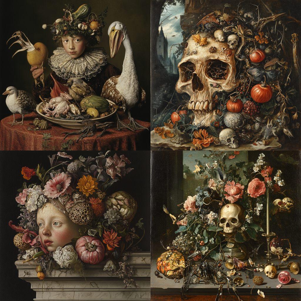 Frans Floris style, Midjourney V6.1, render 1 of 4