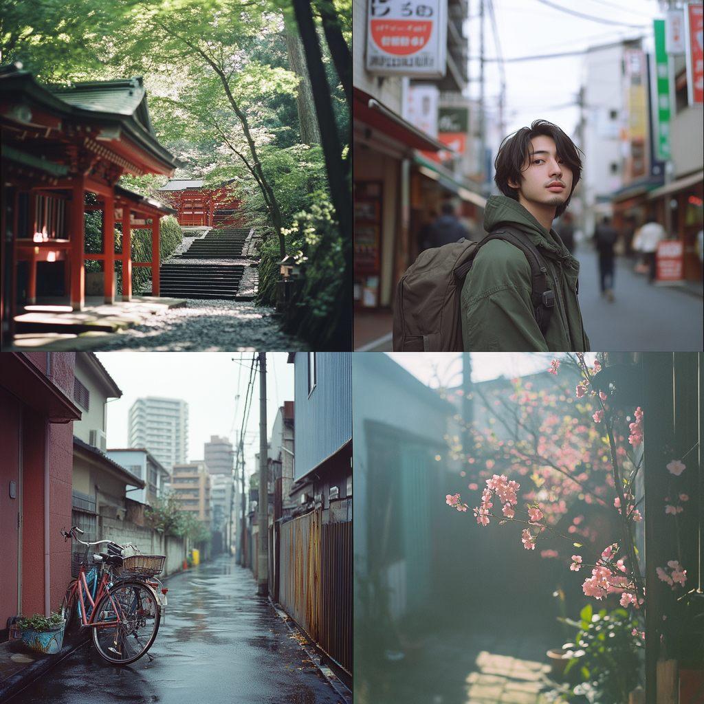 Fujicolor C200 style, Midjourney V6.1, render 1 of 4