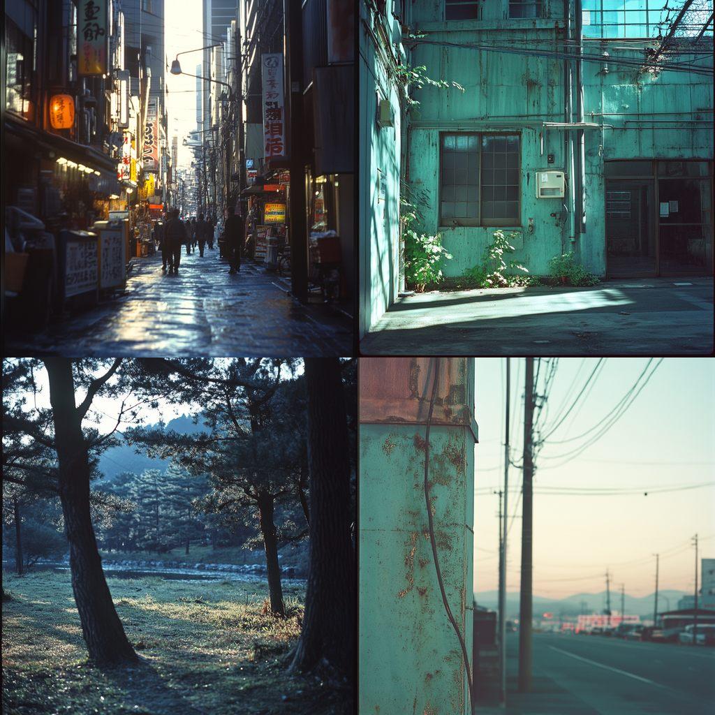 Fujicolor Fujichrome Velvia 100 style, Midjourney V6.1, render 1 of 4