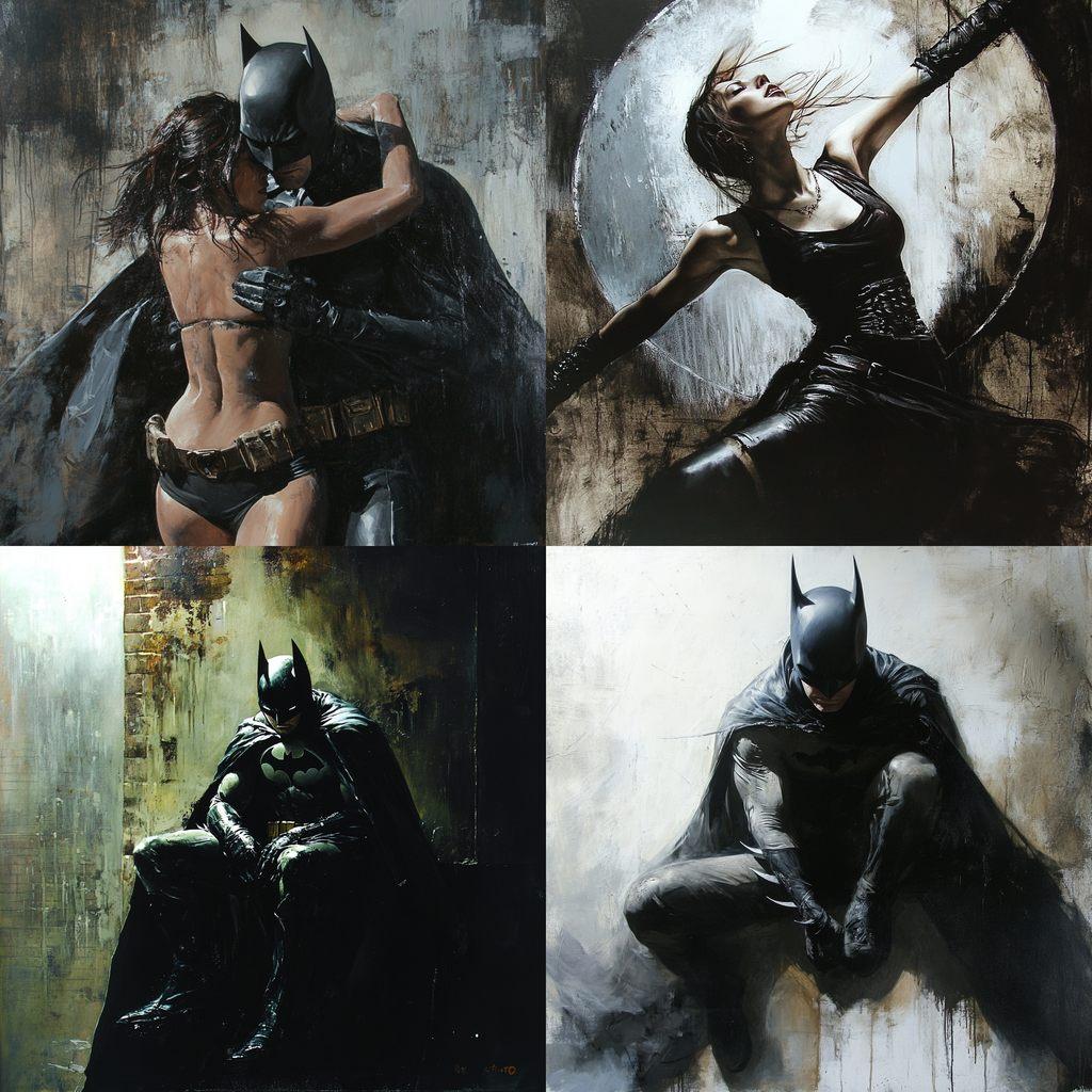 Gabriele Dell'otto style, Midjourney V6.1, render 1 of 4