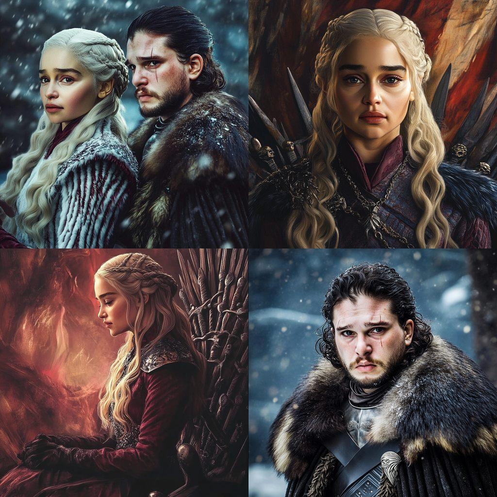 Game of Thrones style, Midjourney V6.1, render 1 of 4