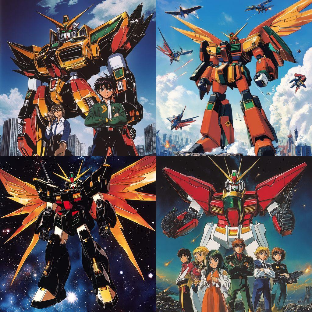 GaoGaiGar style, Midjourney V6.1, render 1 of 4