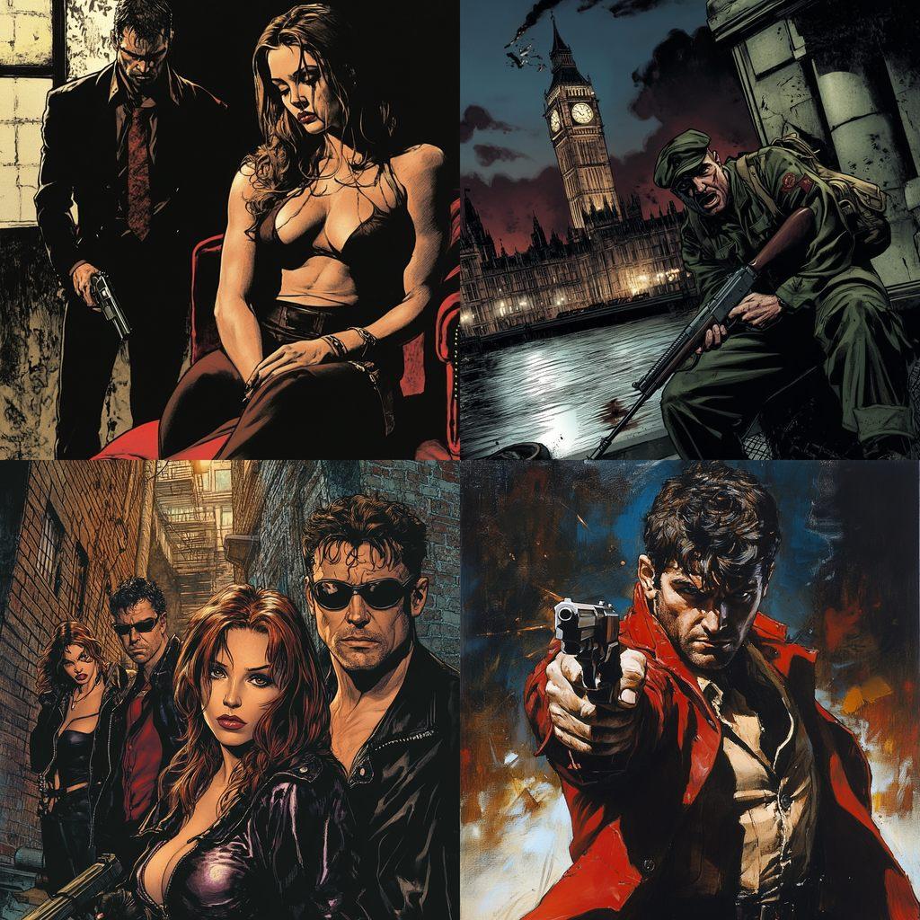 Garth Ennis style, Midjourney V6.1, render 1 of 4