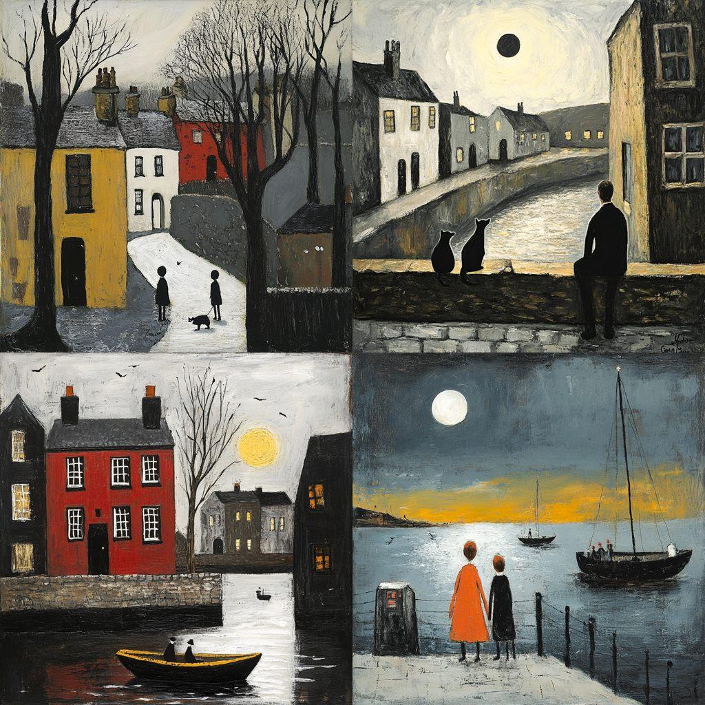 Gary Bunt style, Midjourney V6.1, render 1 of 4