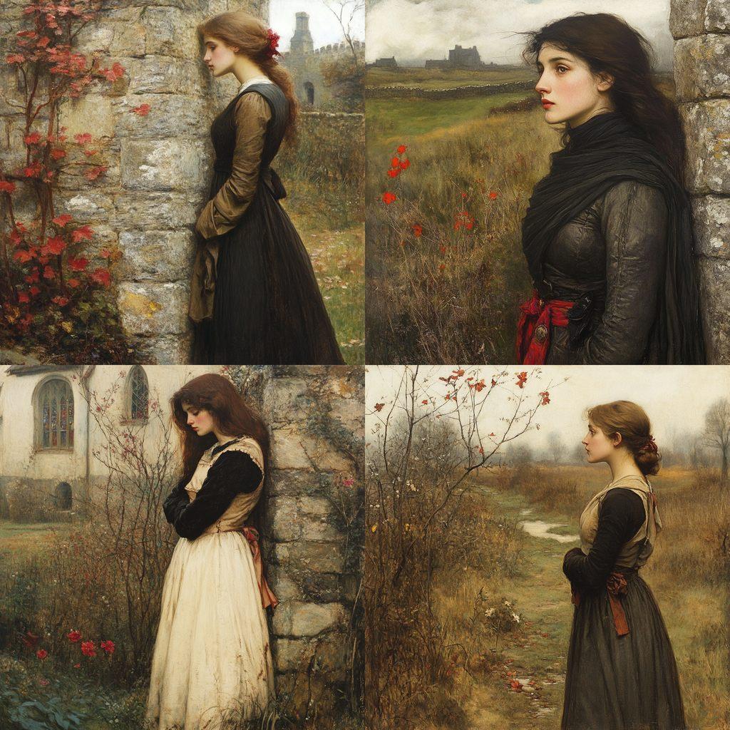 George Henry Boughton style, Midjourney V6.1, render 1 of 4