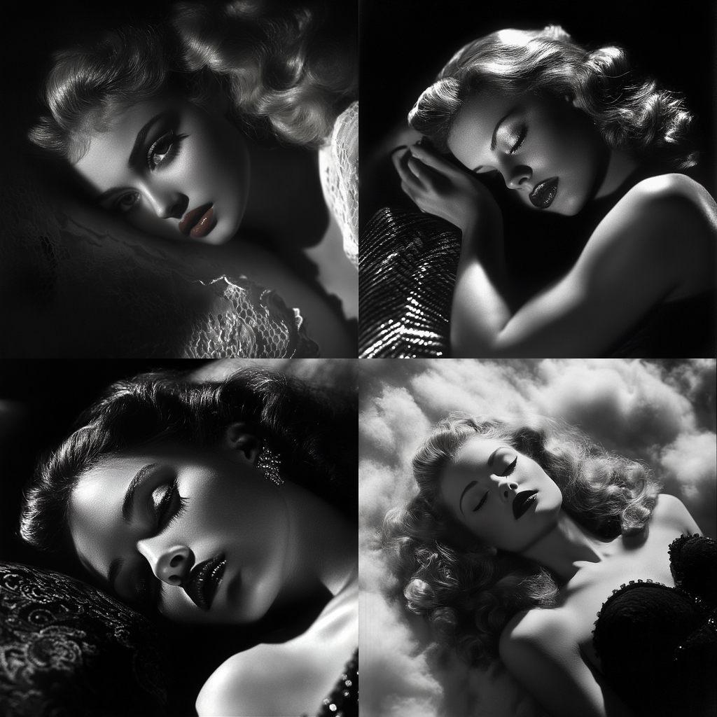 George Hurrell style, Midjourney V6.1, render 1 of 4