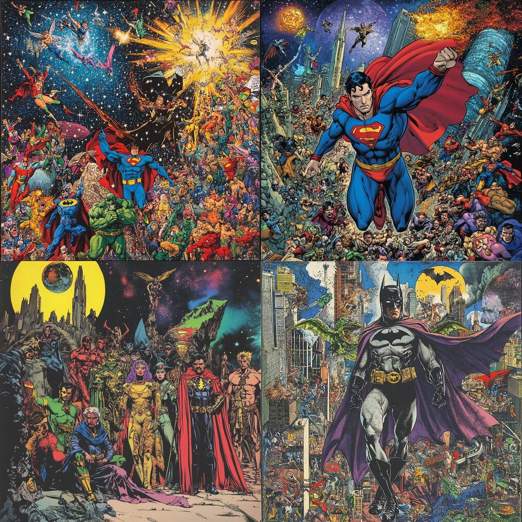George Perez style, Midjourney V6.1, render 1 of 4