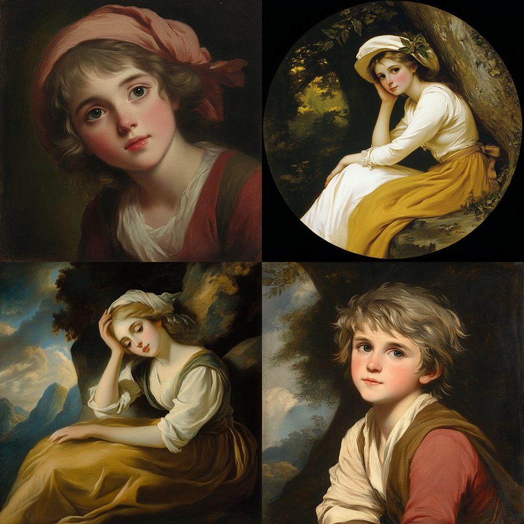 George Romney style, Midjourney V6.1, render 1 of 4
