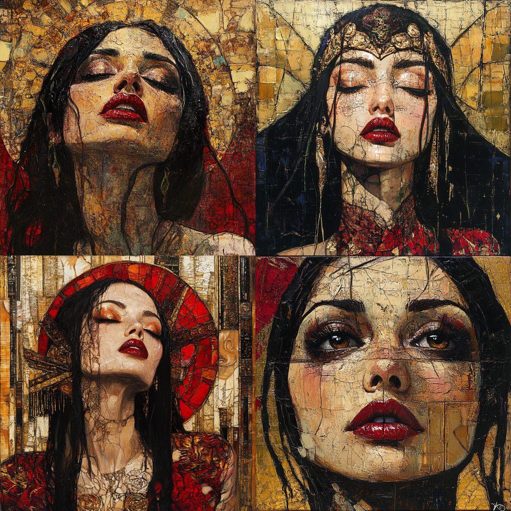 George Yepes style, Midjourney V6.1, render 1 of 4