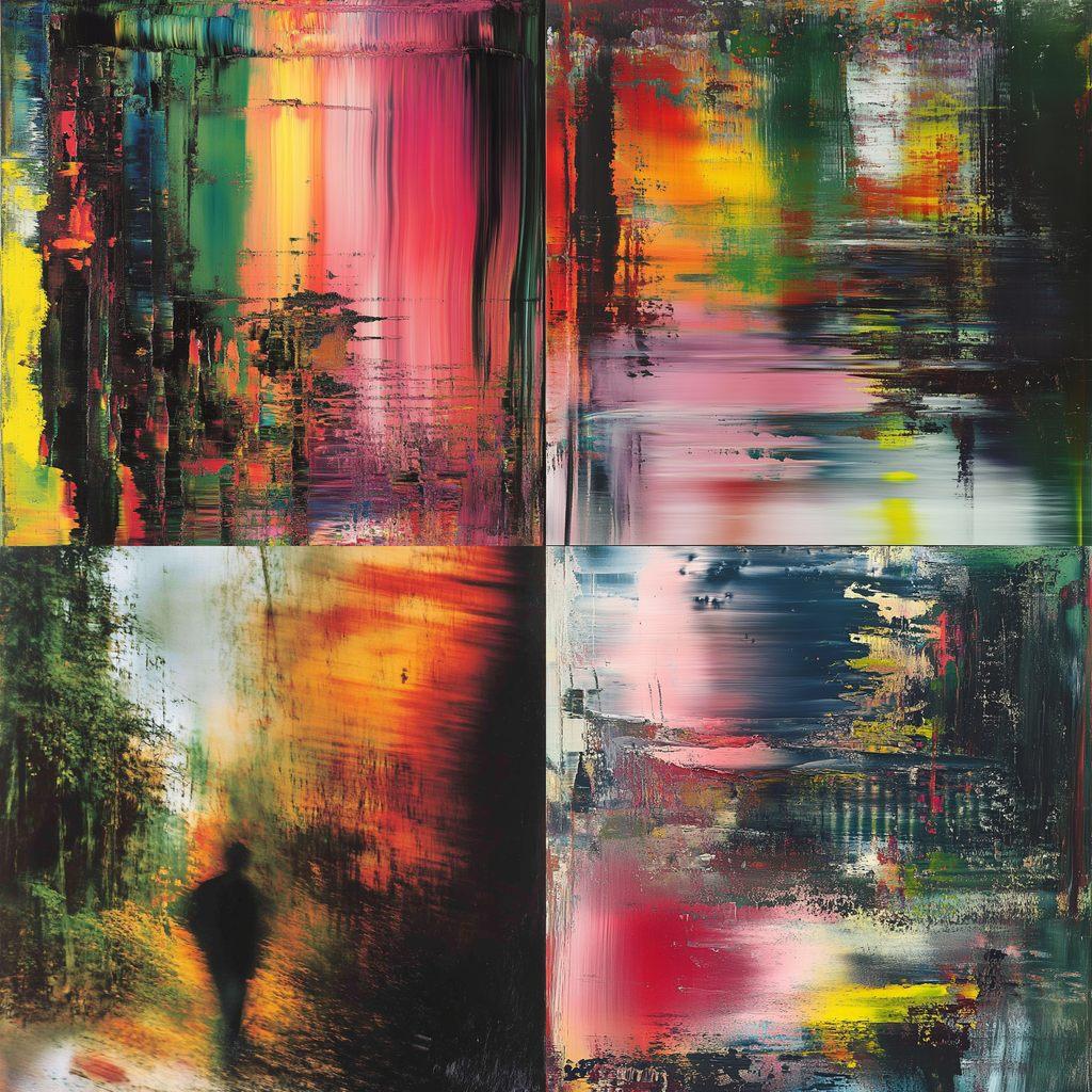 Gerhard Richter style, Midjourney V6.1, render 1 of 4