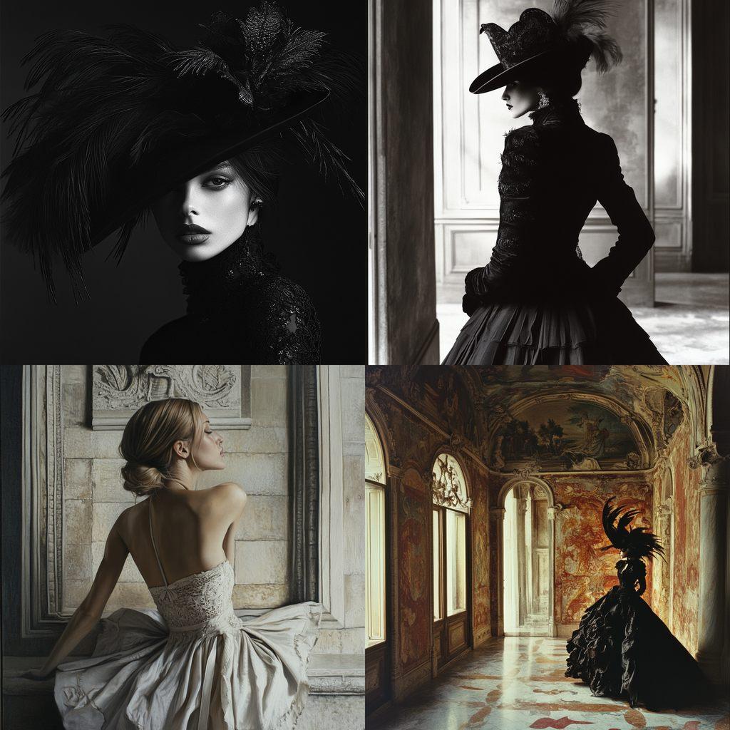 Gianfranco Ferre style, Midjourney V6.1, render 1 of 4