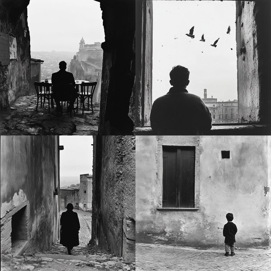 Gianni Berengo Gardin style, Midjourney V6.1, render 1 of 4