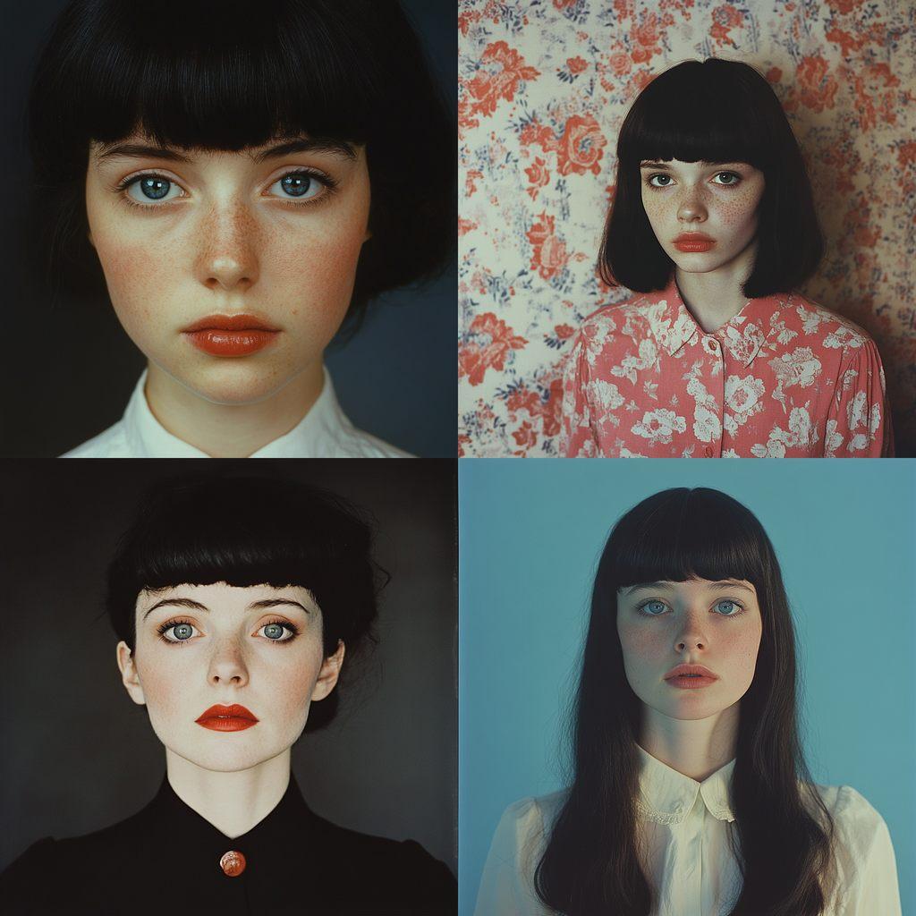 Gillian Wearing style, Midjourney V6.1, render 1 of 4