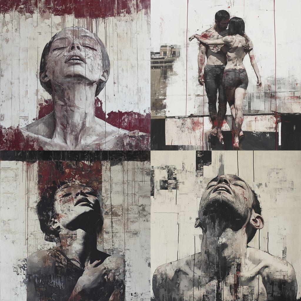 Gonzalo Borondo style, Midjourney V6.1, render 1 of 4