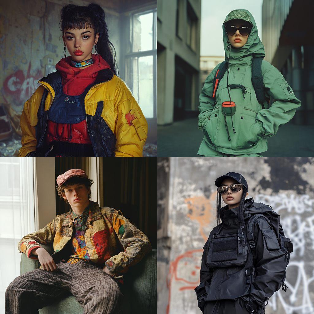 Gopnik fashion style, Midjourney V6.1, render 1 of 4