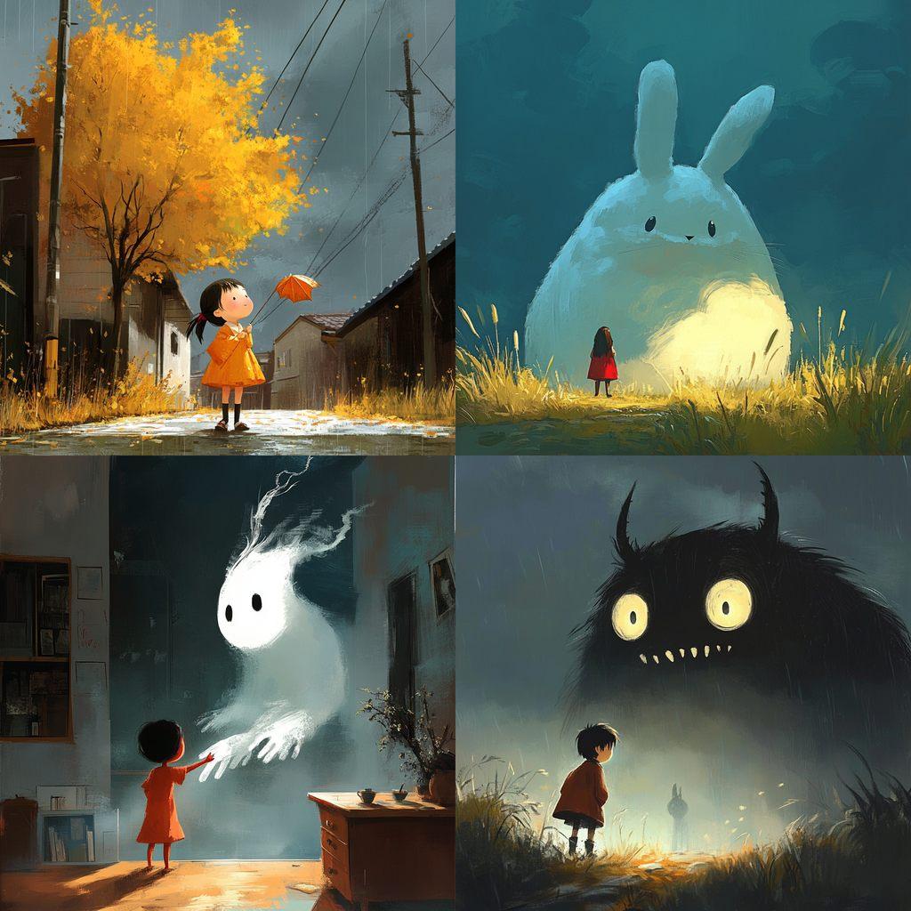 Goro Fujita style, Midjourney V6.1, render 1 of 4