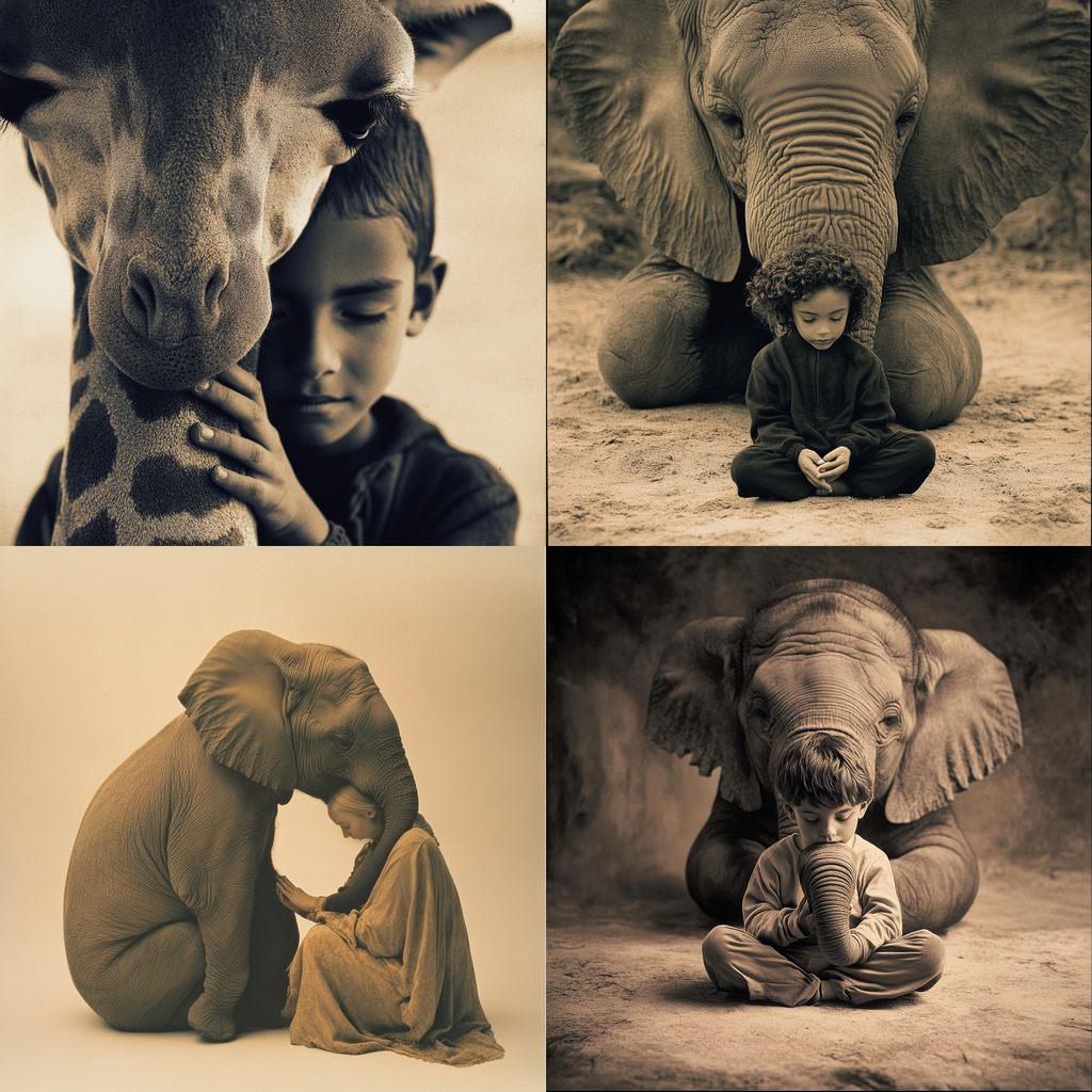 Gregory Colbert style, Midjourney V6.1, render 1 of 4