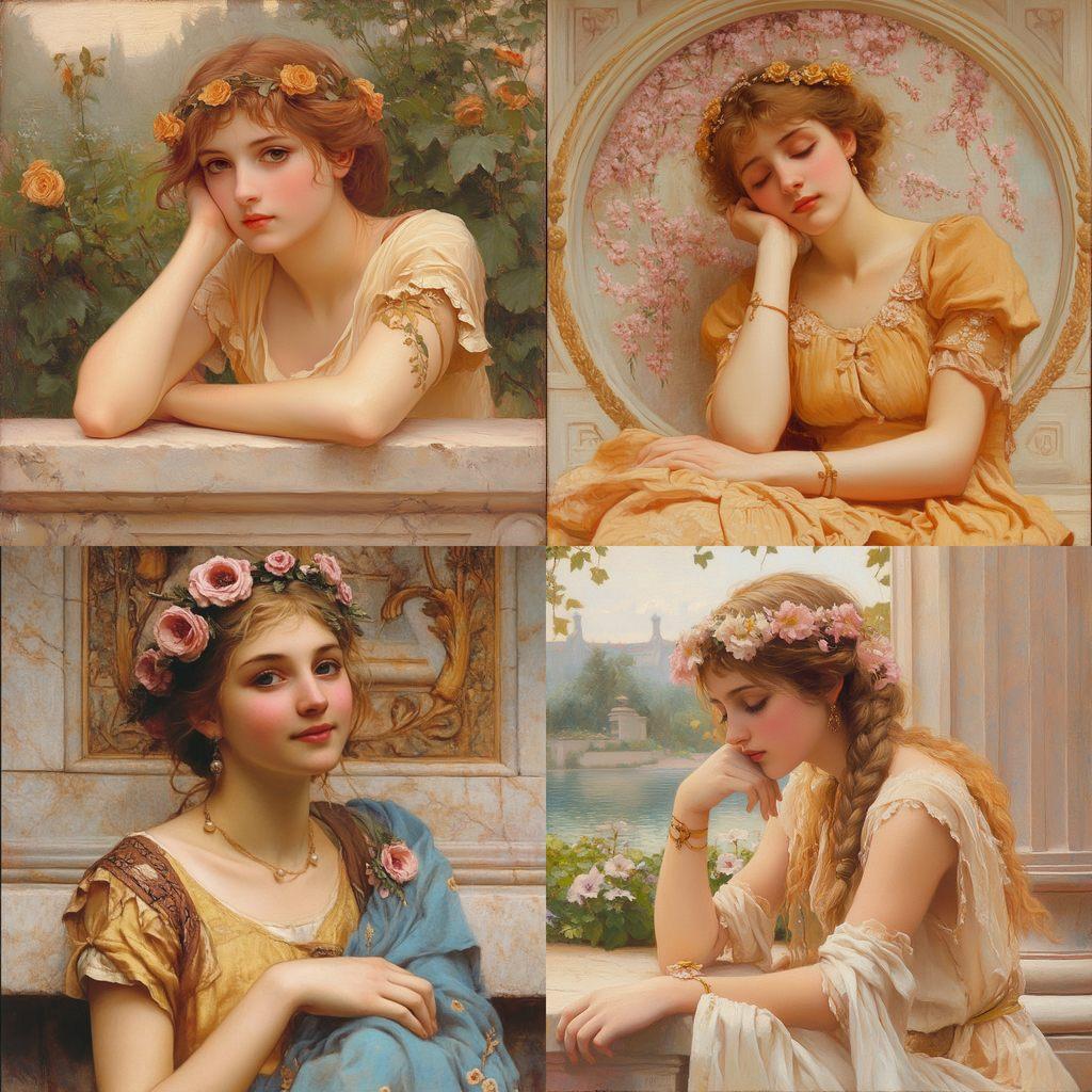 Guillaume Seignac style, Midjourney V6.1, render 1 of 4