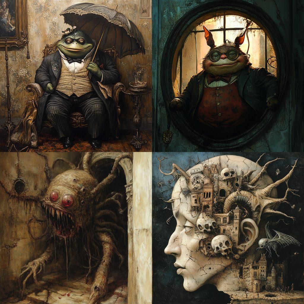 Guillermo del Toro style, Midjourney V6.1, render 1 of 4