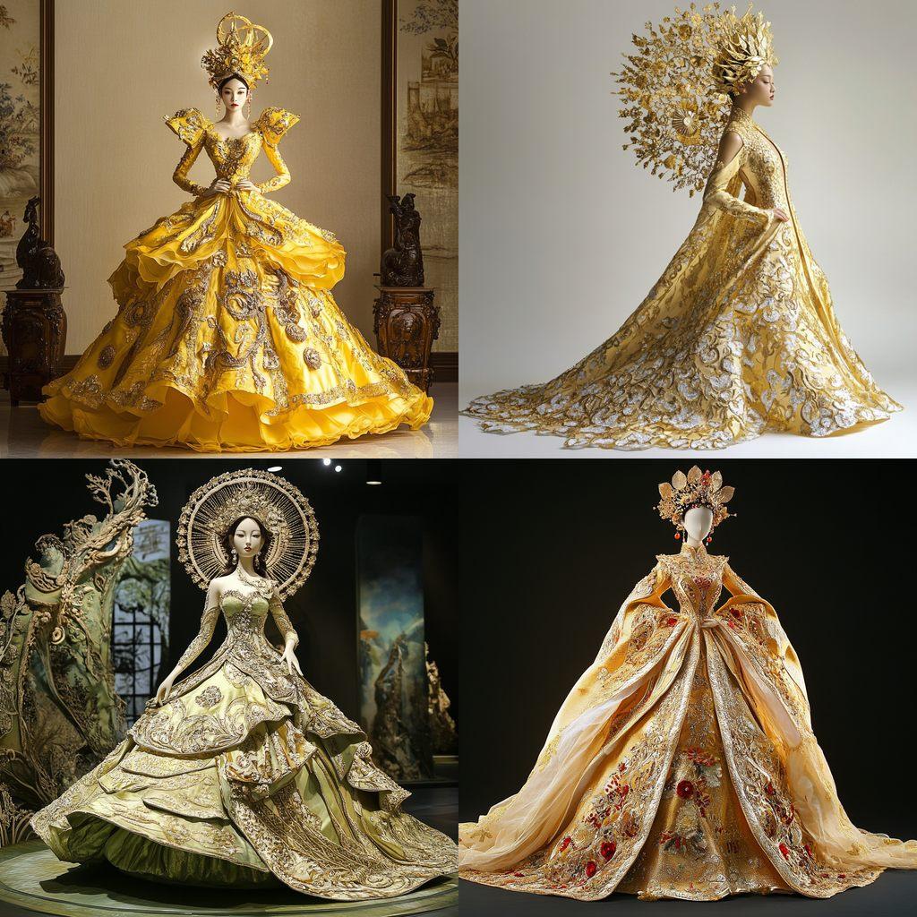 Guo Pei style, Midjourney V6.1, render 1 of 4