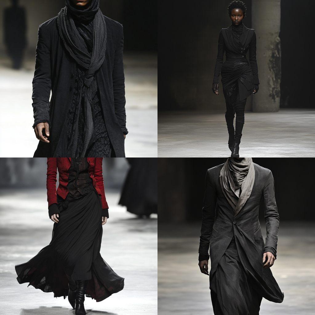 Haider Ackermann style, Midjourney V6.1, render 1 of 4