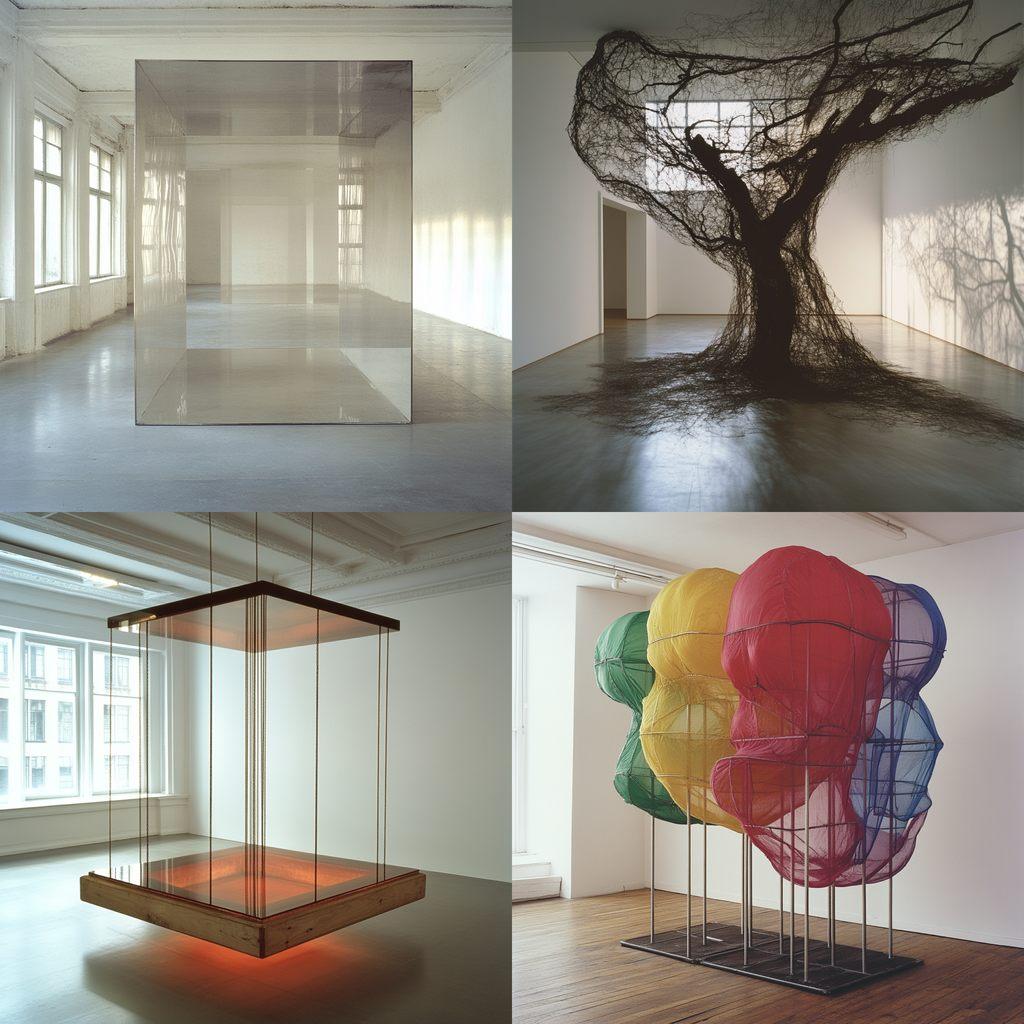 Hans Haacke style, Midjourney V6.1, render 1 of 4