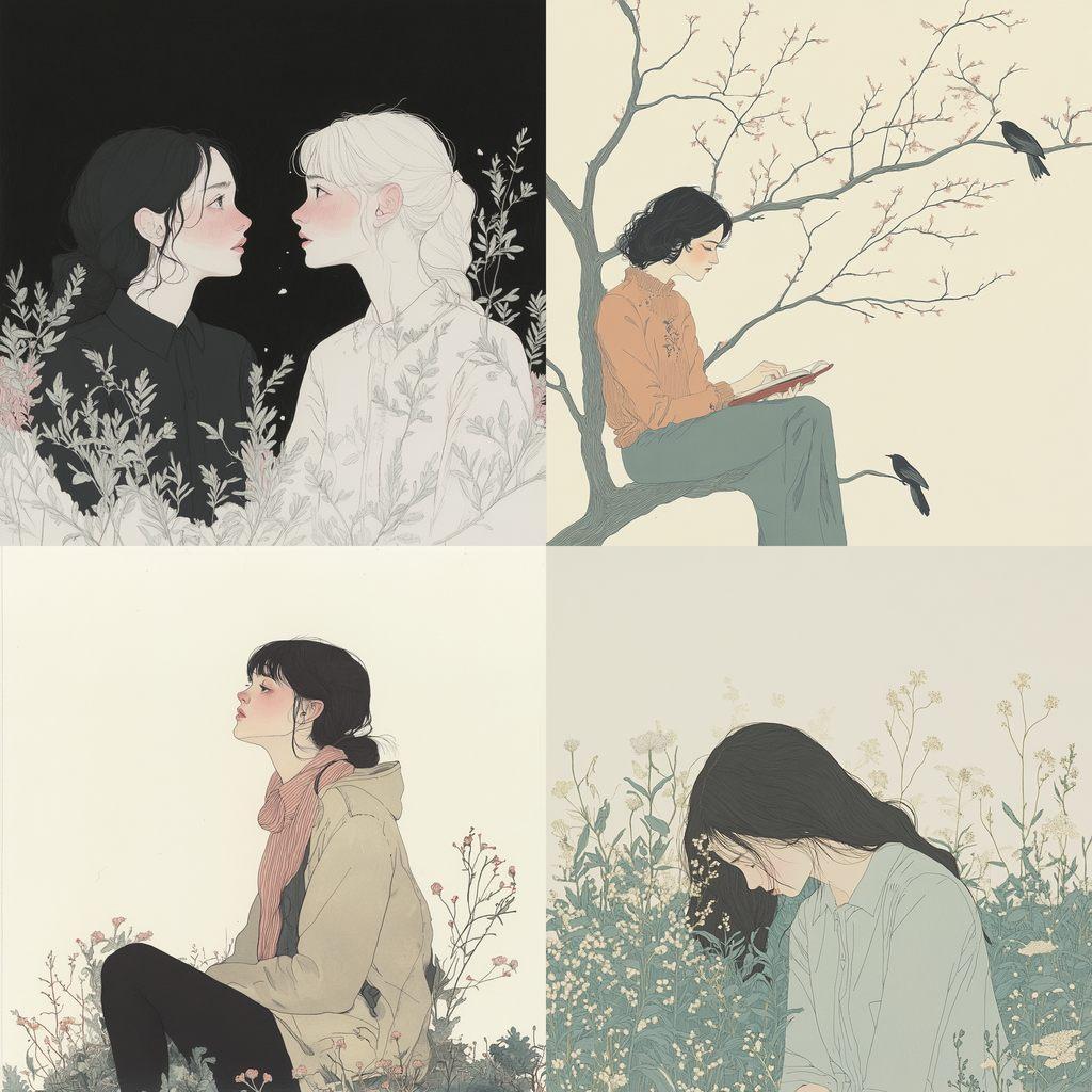 Harriet Lee-Merrion style, Midjourney V6.1, render 1 of 4