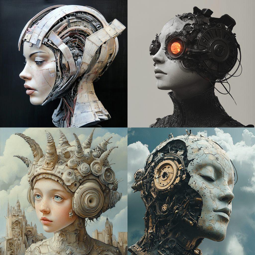 Headgear style, Midjourney V6.1, render 1 of 4