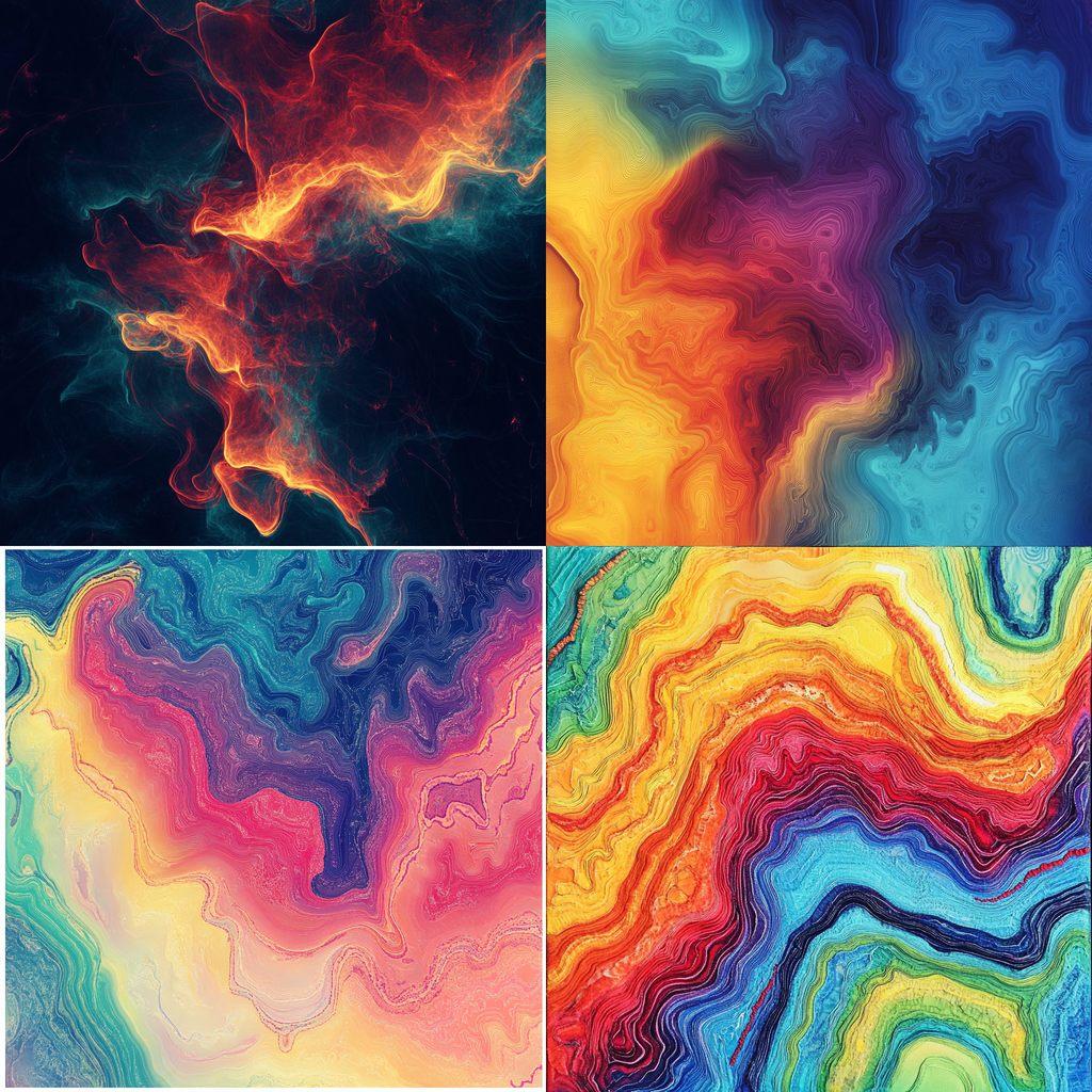 Heat map style, Midjourney V6.1, render 1 of 4