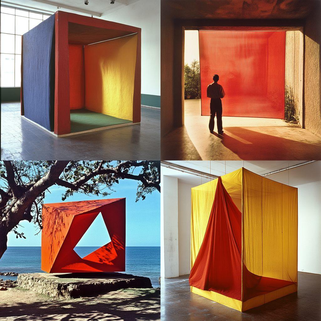 Helio Oiticica style, Midjourney V6.1, render 1 of 4