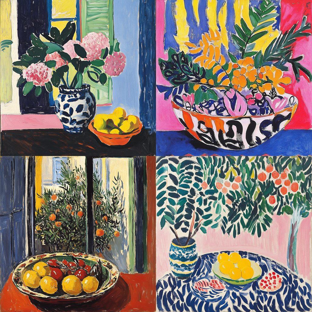 Henri Matisse style, Midjourney V6.1, render 1 of 4