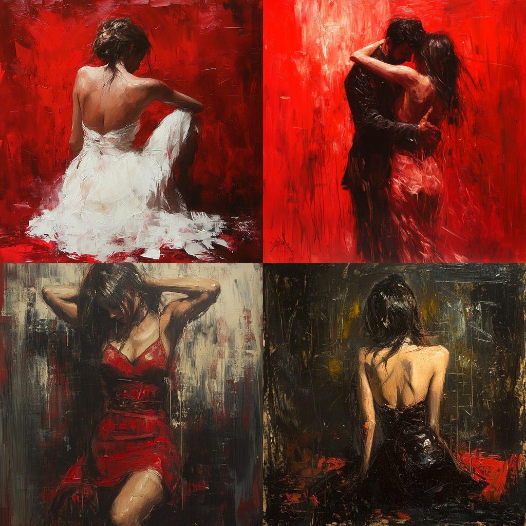 Henry Asencio style, Midjourney V6.1, render 1 of 4