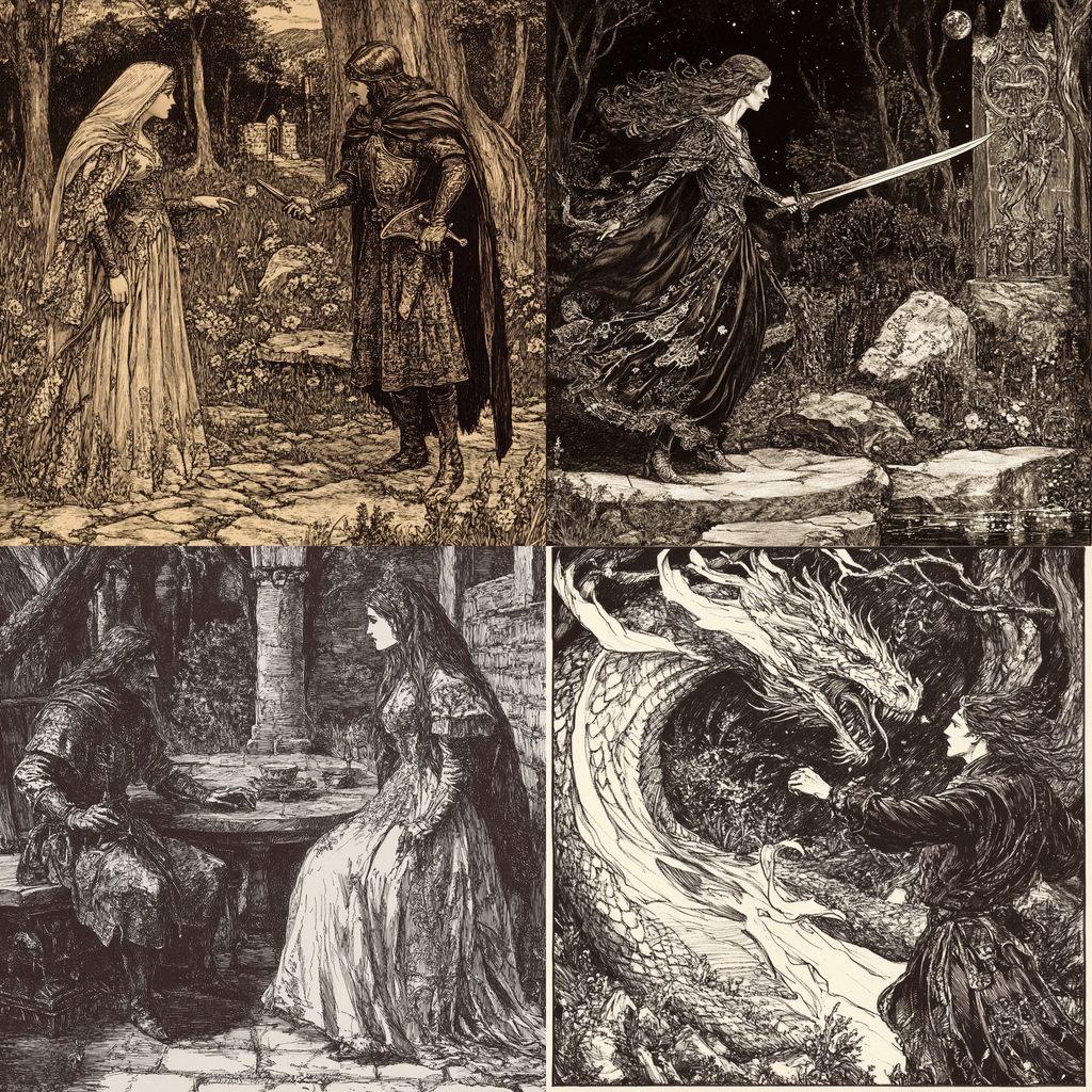 Henry Justice Ford style, Midjourney V6.1, render 1 of 4