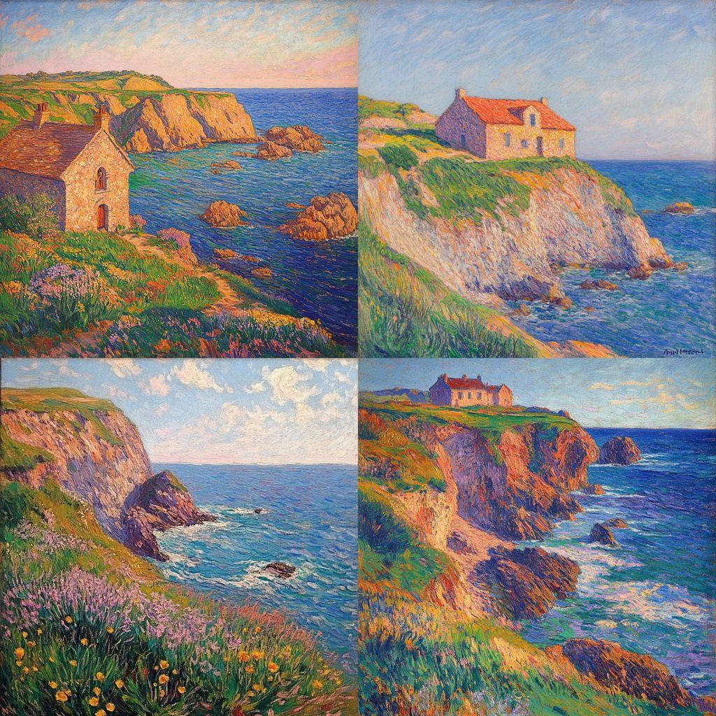 Henry Moret style, Midjourney V6.1, render 1 of 4