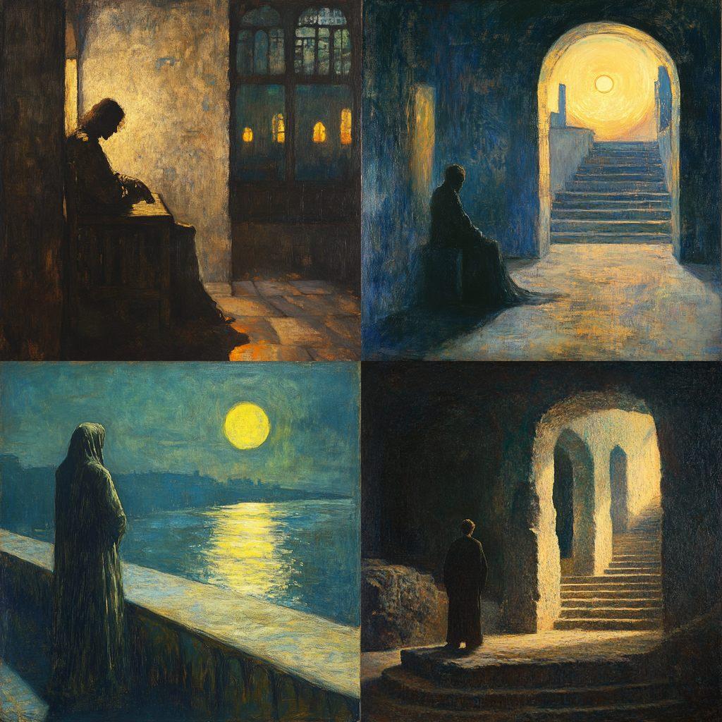 Henry Ossawa Tanner style, Midjourney V6.1, render 1 of 4