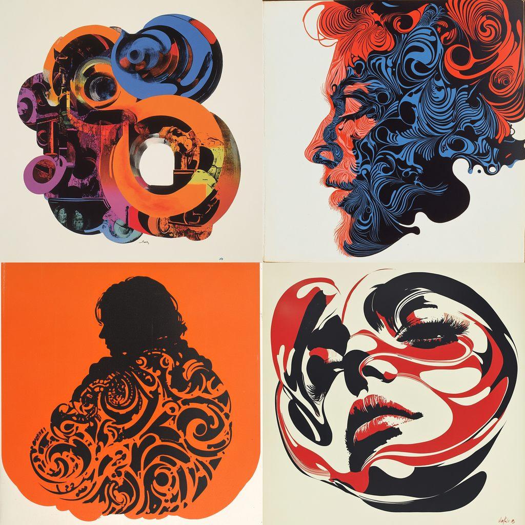 Herb Lubalin style, Midjourney V6.1, render 1 of 4