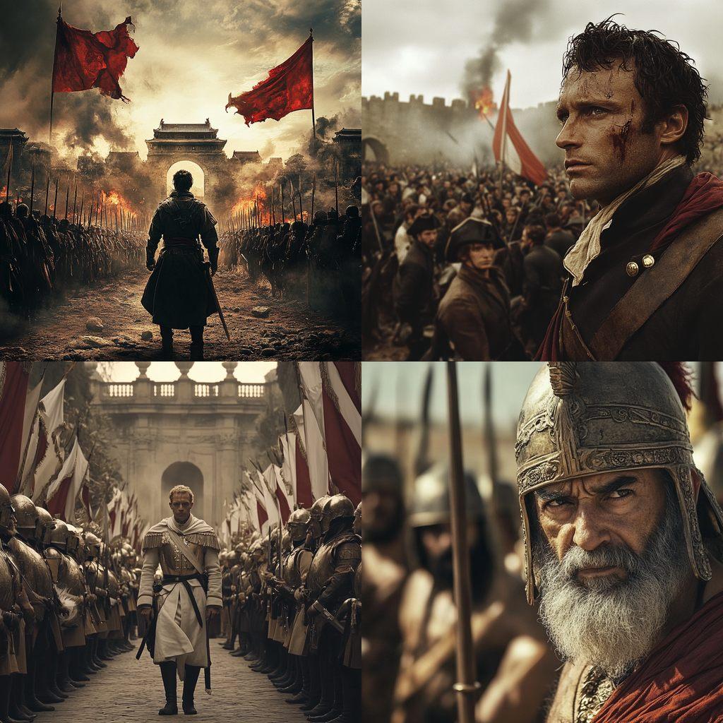 History movie style, Midjourney V6.1, render 1 of 4
