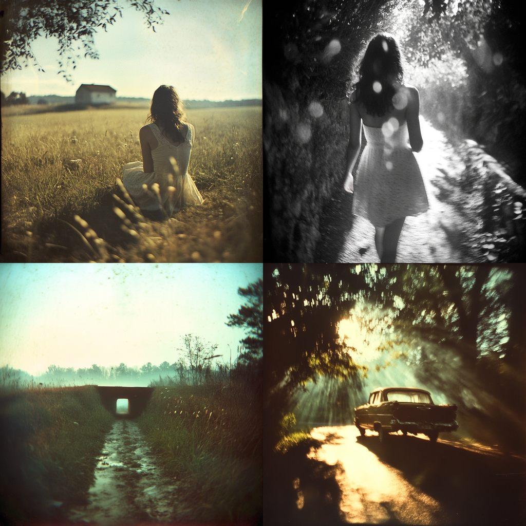 Holga photography style, Midjourney V6.1, render 1 of 4