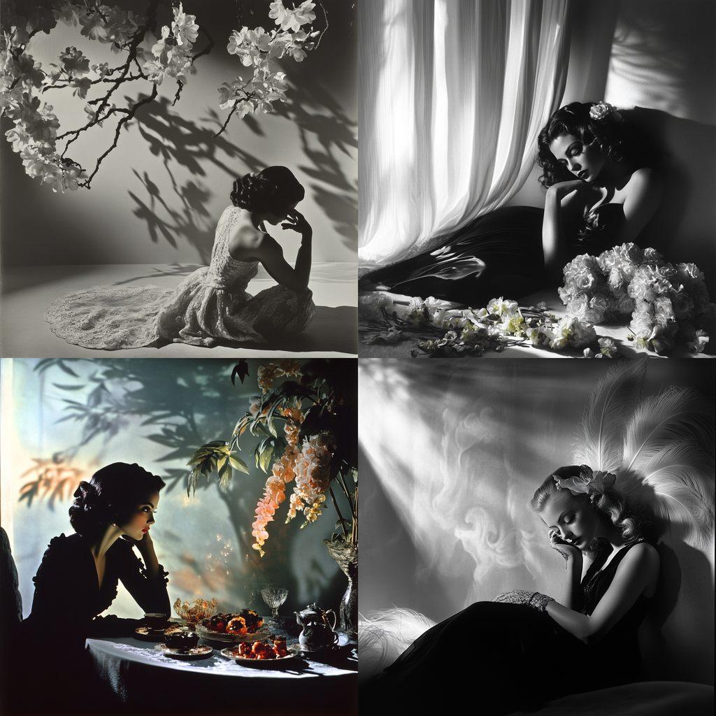 Horst P. Horst style, Midjourney V6.1, render 1 of 4