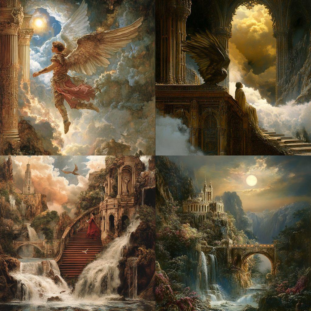Howard David Johnson style, Midjourney V6.1, render 1 of 4